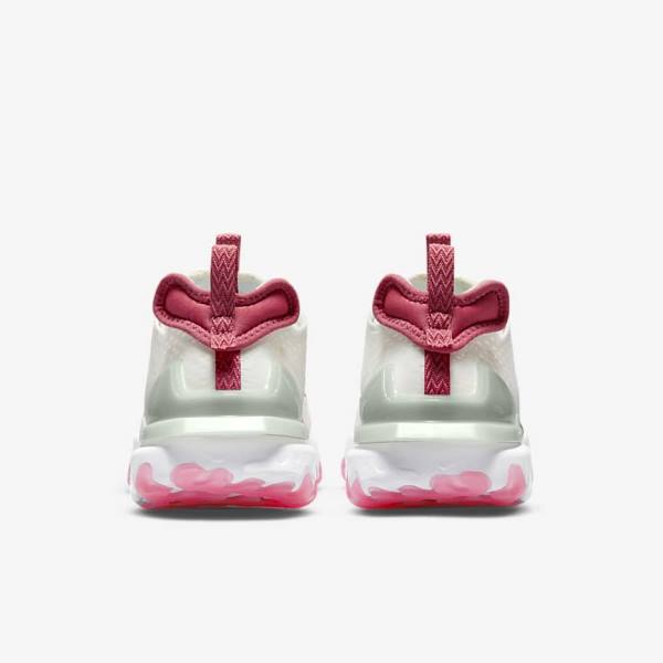 Nike React Vision Sneakers Dames Platina Roze | NK870WAQ