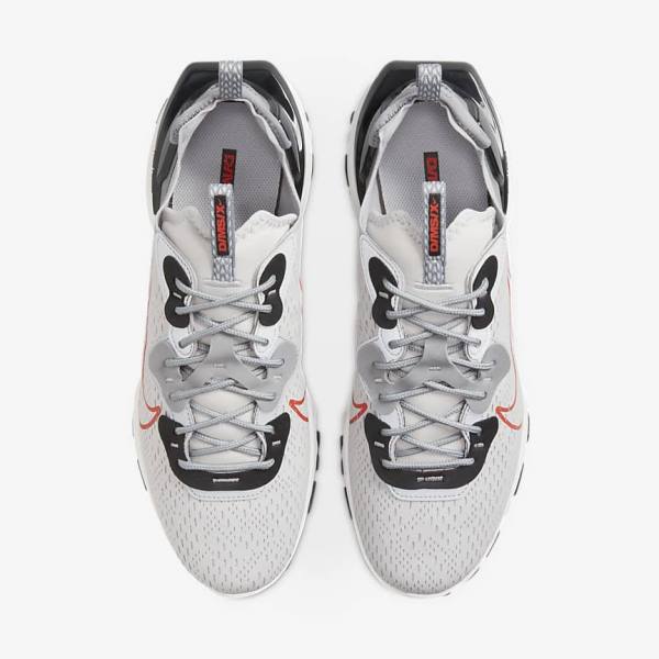 Nike React Vision Sneakers Heren Grijs Lichtgrijs Oranje | NK860YRL