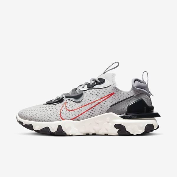 Nike React Vision Sneakers Heren Grijs Lichtgrijs Oranje | NK860YRL