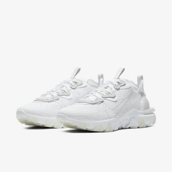 Nike React Vision Sneakers Heren Wit Lichtgrijs Lichtgrijs | NK013EXL