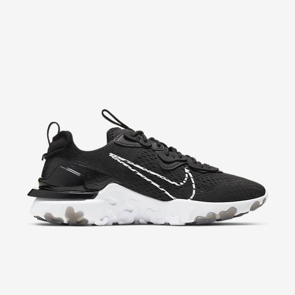 Nike React Vision Sneakers Heren Zwart Wit | NK690ECX