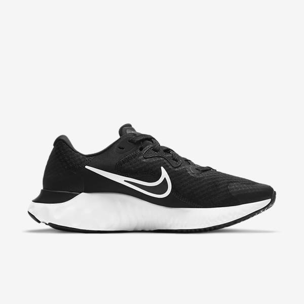 Nike Renew Run 2 Weg Hardloopschoenen Dames Zwart Donkergrijs Wit | NK168IEH