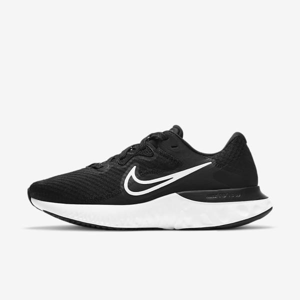 Nike Renew Run 2 Weg Hardloopschoenen Dames Zwart Donkergrijs Wit | NK168IEH