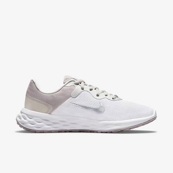 Nike Revolution 6 Next Nature Premium Weg Hardloopschoenen Dames Wit Grijs | NK962JOC