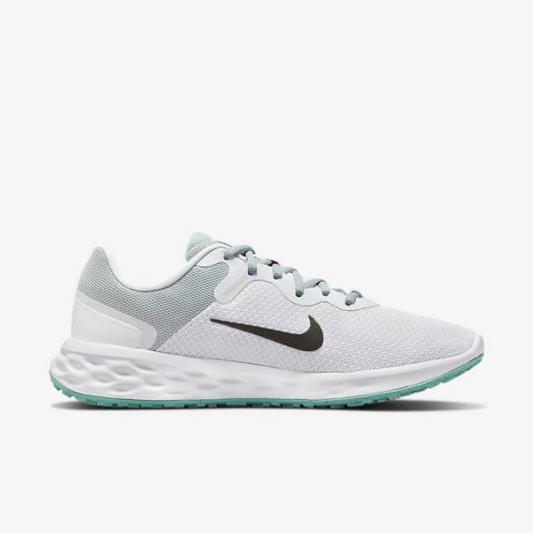 Nike Revolution 6 Next Nature Weg Hardloopschoenen Dames Olijfgroen Roze Grijs | NK165SBY