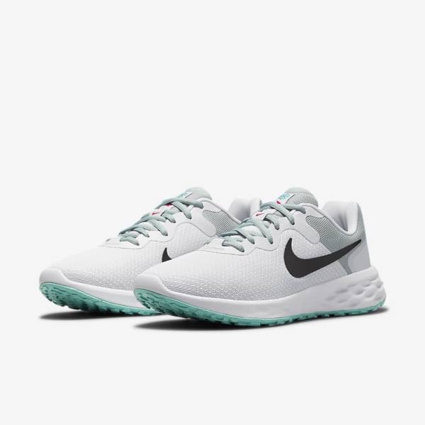 Nike Revolution 6 Next Nature Weg Hardloopschoenen Dames Olijfgroen Roze Grijs | NK165SBY