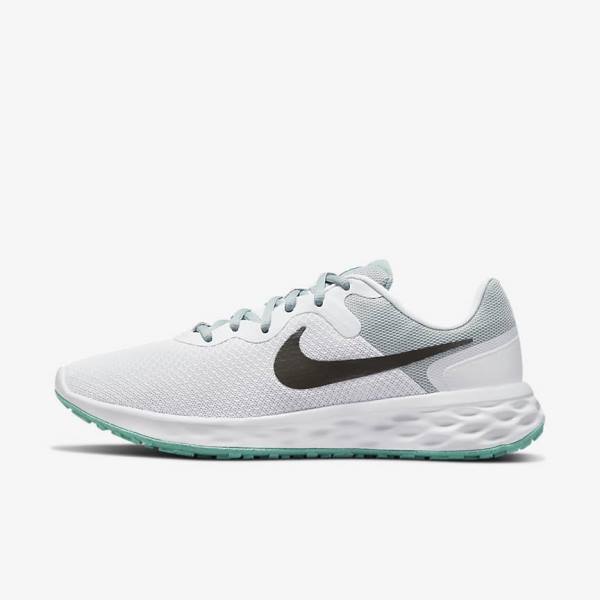 Nike Revolution 6 Next Nature Weg Hardloopschoenen Dames Olijfgroen Roze Grijs | NK165SBY