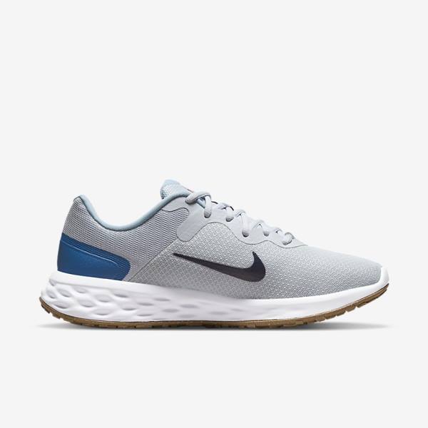 Nike Revolution 6 Next Nature Weg Hardloopschoenen Heren Platina Donkerblauw Blauw | NK248RDH