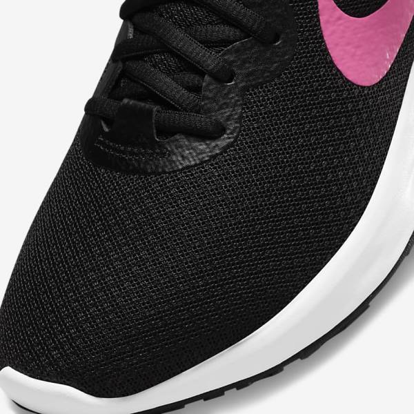 Nike Revolution 6 Next Nature Weg Hardloopschoenen Dames Zwart Grijs Roze | NK408VWO