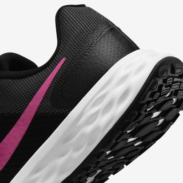 Nike Revolution 6 Next Nature Weg Hardloopschoenen Dames Zwart Grijs Roze | NK408VWO