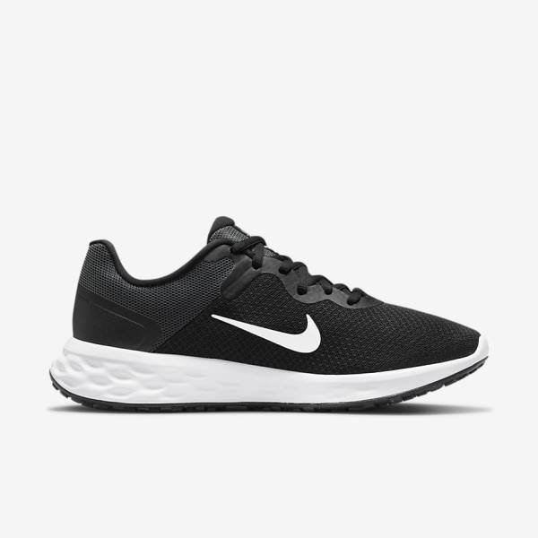 Nike Revolution 6 Next Nature Weg Hardloopschoenen Dames Zwart Donkergrijs Wit | NK738ZVX