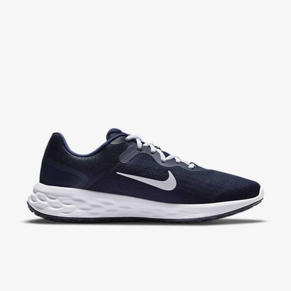 Nike Revolution 6 Next Nature Weg Hardloopschoenen Heren Donkerblauw Obsidian Wit | NK904JHP