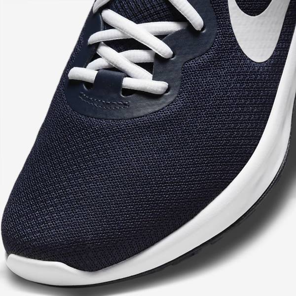 Nike Revolution 6 Next Nature Weg Hardloopschoenen Heren Donkerblauw Obsidian Wit | NK904JHP