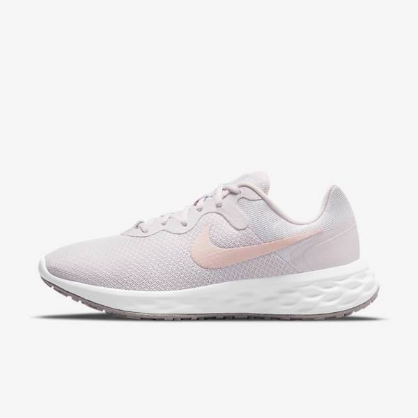 Nike Revolution 6 Next Nature Weg Hardloopschoenen Dames Lichtpaars Wit | NK965VQW