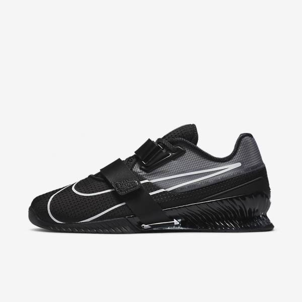 Nike Romaleos 4 Fitness Schoenen Dames Zwart Wit | NK653VRB