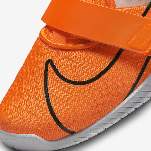 Nike Romaleos 4 Fitness Schoenen Heren Oranje Wit Zwart | NK408GRV