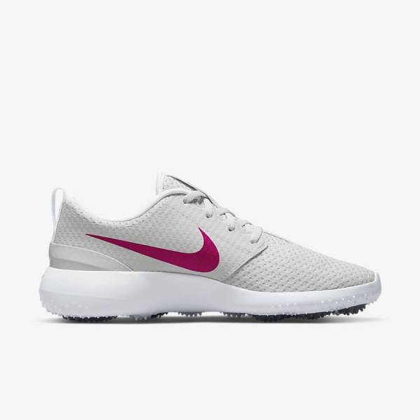 Nike Roshe G Golfschoenen Dames Wit Zwart Roze | NK608GUR