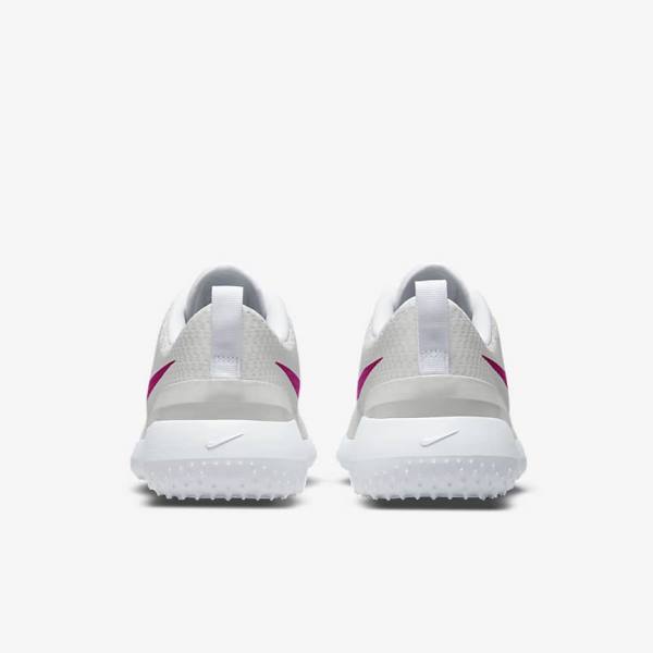 Nike Roshe G Golfschoenen Dames Wit Zwart Roze | NK608GUR