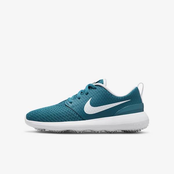 Nike Roshe G Jr. Golfschoenen Kinderen Zwart Wit | NK432FDT