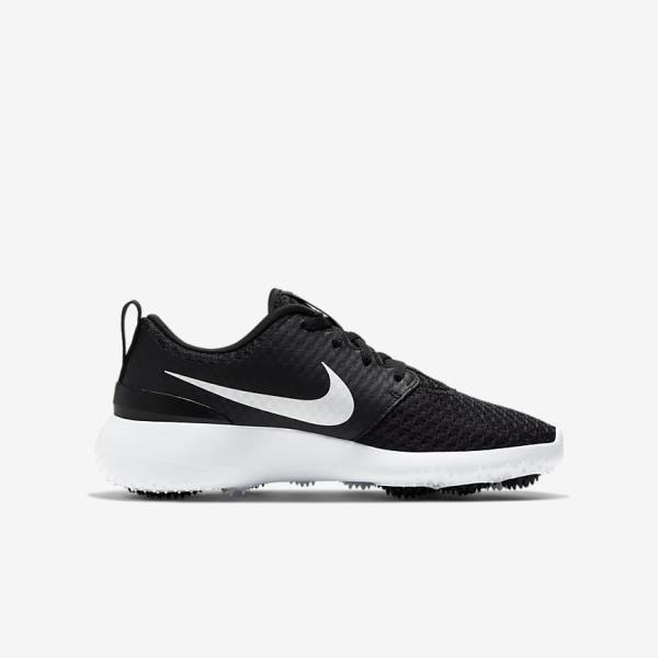 Nike Roshe G Jr. Golfschoenen Kinderen Zwart Wit Metal Wit | NK631VKT