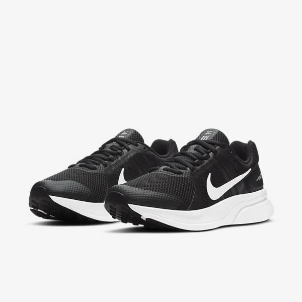 Nike Run Swift 2 Weg Hardloopschoenen Heren Zwart Donkergrijs Wit | NK672WHK