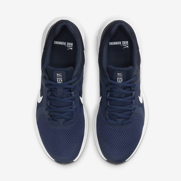 Nike Run Swift 2 Weg Hardloopschoenen Heren Donkerblauw Obsidian Wit | NK860HAQ