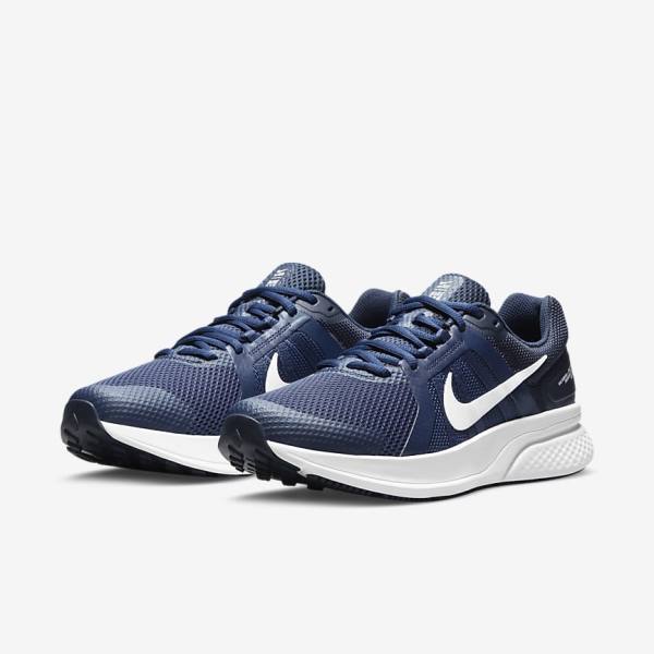 Nike Run Swift 2 Weg Hardloopschoenen Heren Donkerblauw Obsidian Wit | NK860HAQ