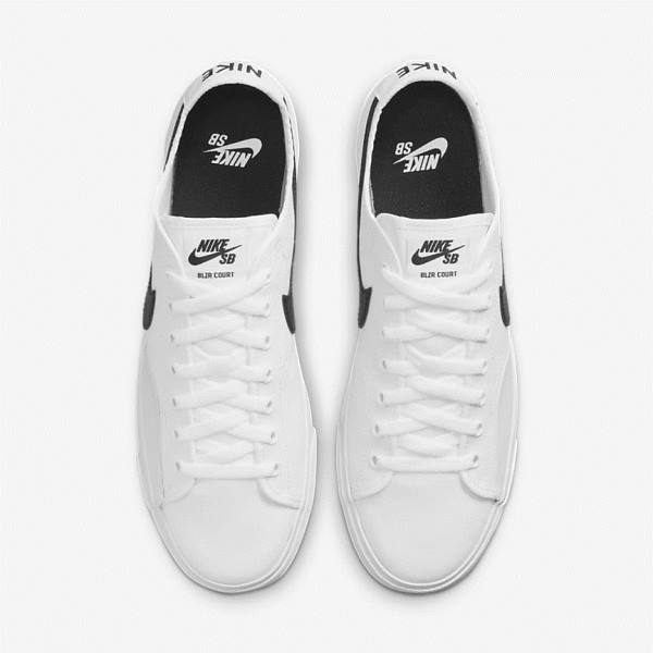 Nike SB BLZR Court Skateschoenen Dames Wit Zwart Zwart | NK089CHU