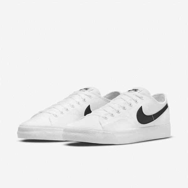 Nike SB BLZR Court Skateschoenen Heren Wit Zwart Zwart | NK974JDM