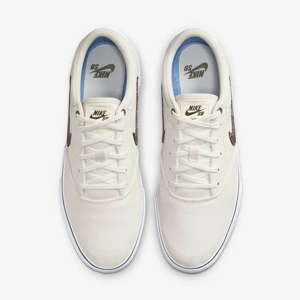 Nike SB Chron 2 Canvas Premium Skateschoenen Dames Grijs Groen | NK120CWI