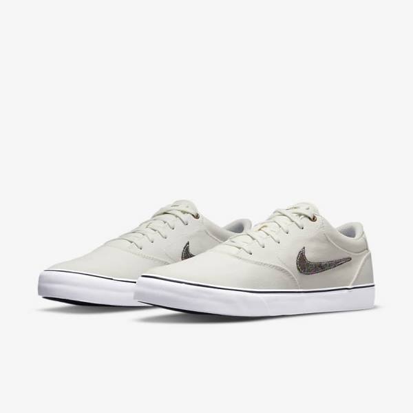 Nike SB Chron 2 Canvas Premium Skateschoenen Dames Grijs Groen | NK120CWI