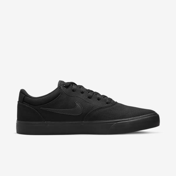 Nike SB Chron 2 Canvas Skateschoenen Dames Zwart | NK052LGD