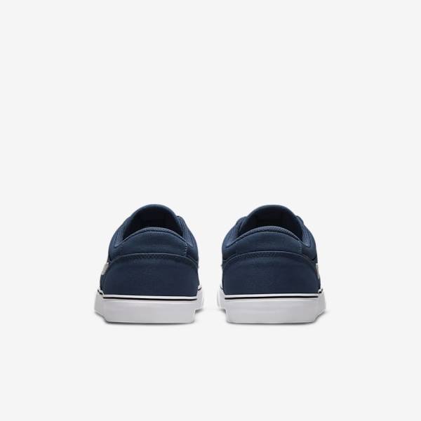 Nike SB Chron 2 Canvas Skateschoenen Dames Donkerblauw Donkerblauw Zwart Wit | NK603CBU