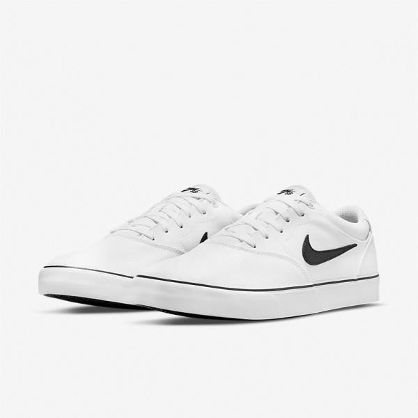 Nike SB Chron 2 Canvas Skateschoenen Dames Wit Zwart | NK806YQI