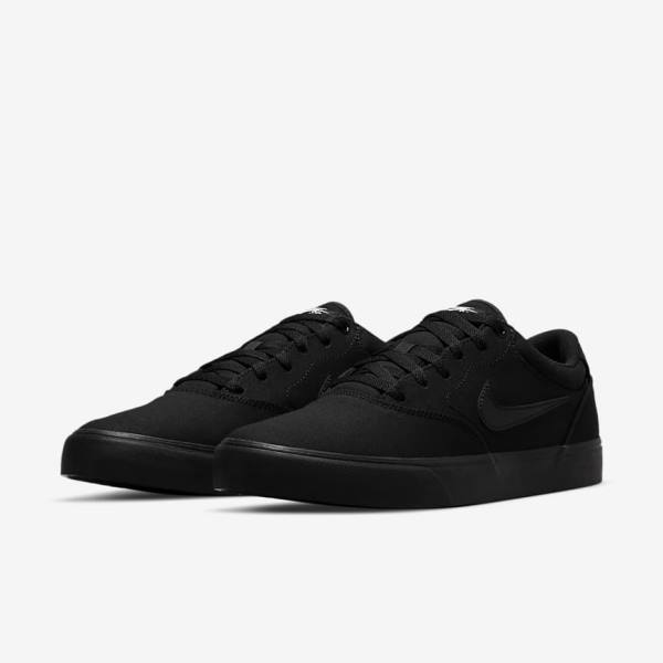 Nike SB Chron 2 Canvas Skateschoenen Heren Zwart | NK075OUV