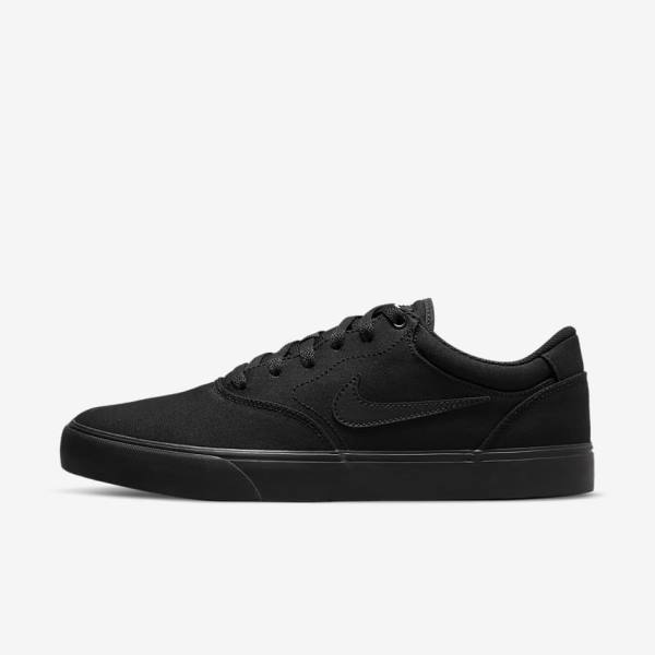 Nike SB Chron 2 Canvas Skateschoenen Heren Zwart | NK075OUV