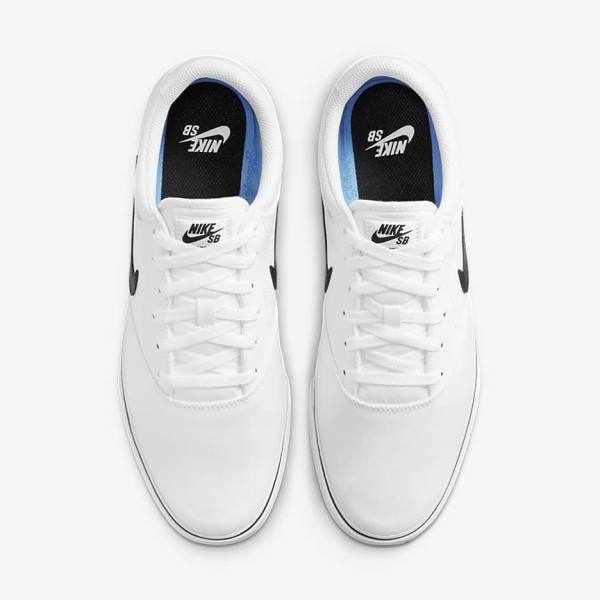 Nike SB Chron 2 Canvas Skateschoenen Heren Wit Zwart | NK420LGU