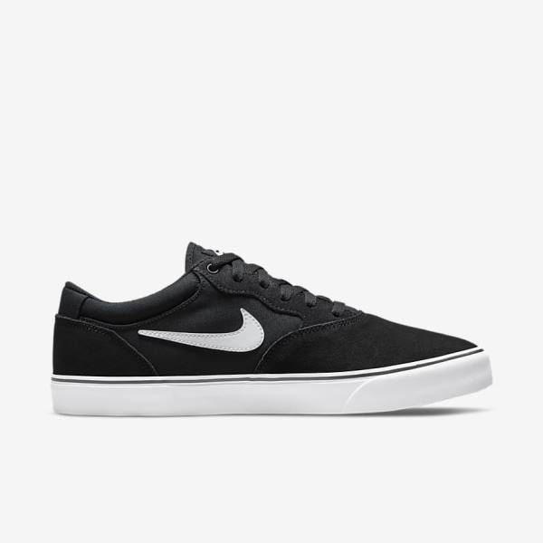 Nike SB Chron 2 Skateschoenen Dames Zwart Wit | NK031YHL