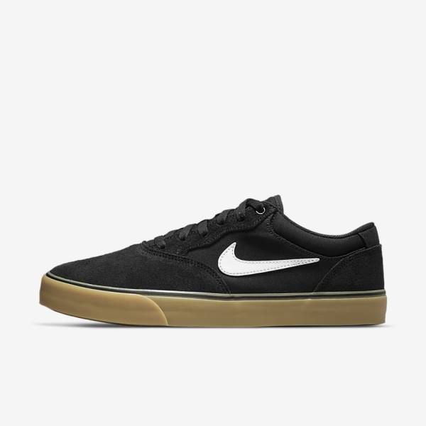 Nike SB Chron 2 Skateschoenen Dames Zwart Lichtbruin Wit | NK610VFI