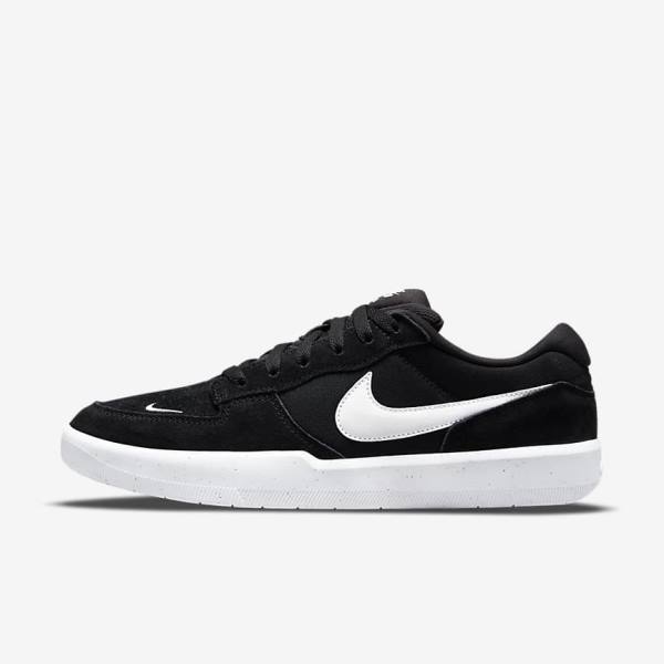 Nike SB Force 58 Skateschoenen Dames Zwart Wit | NK954ABX