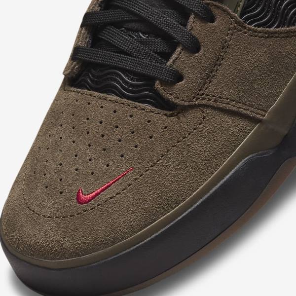 Nike SB Ishod Wair Skateschoenen Heren Lichtolijfgroen Lichtolijfgroen Rood Zwart | NK326EVB