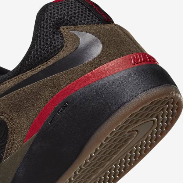 Nike SB Ishod Wair Skateschoenen Heren Lichtolijfgroen Lichtolijfgroen Rood Zwart | NK326EVB