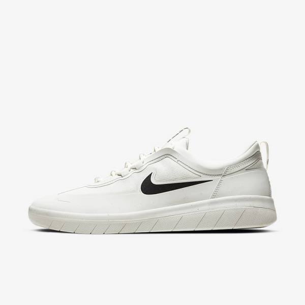 Nike SB Nyjah Free 2 Skateschoenen Heren Wit Zwart | NK361QIT