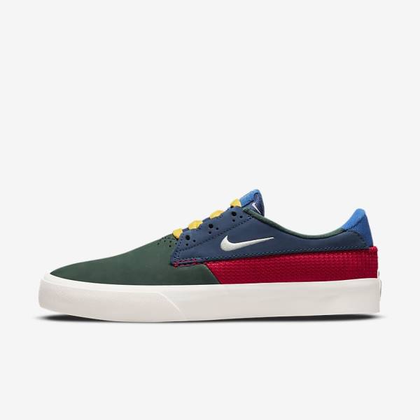 Nike SB Shane Skateschoenen Dames Groen Rood Donkerblauw | NK068SYP