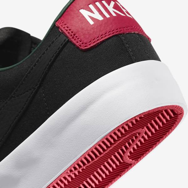 Nike SB Zoom Blazer Low Pro GT Premium Skateschoenen Dames Zwart Rood Zwart | NK438HGO