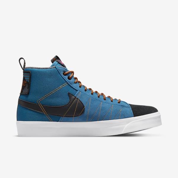 Nike SB Zoom Blazer Mid Premium Skateschoenen Dames Zwart | NK238TMF