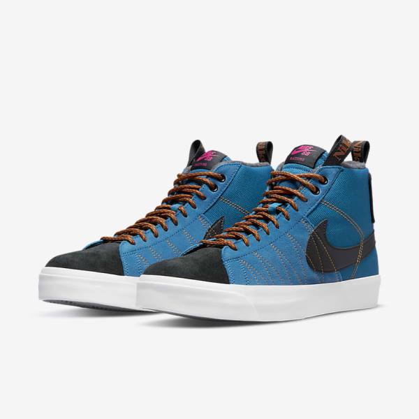 Nike SB Zoom Blazer Mid Premium Skateschoenen Dames Zwart | NK238TMF