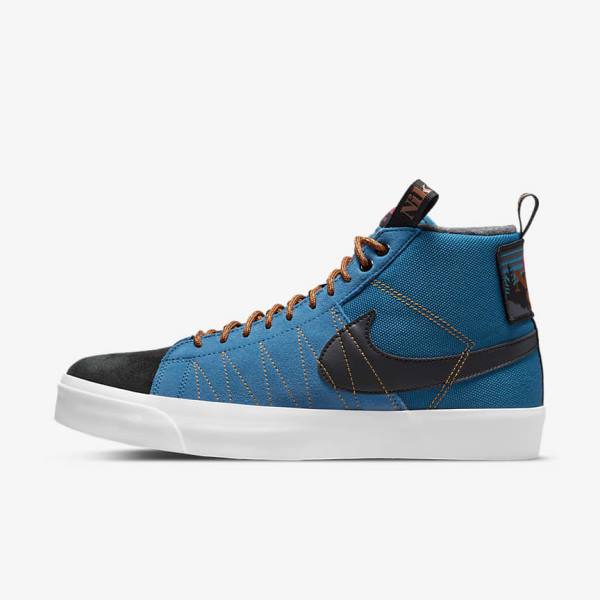 Nike SB Zoom Blazer Mid Premium Skateschoenen Dames Zwart | NK238TMF