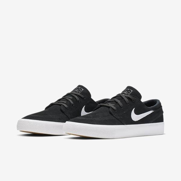 Nike SB Zoom Stefan Janoski RM Skateschoenen Heren Zwart Grijs Lichtbruin Wit | NK891LNB