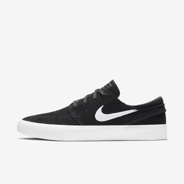 Nike SB Zoom Stefan Janoski RM Skateschoenen Heren Zwart Grijs Lichtbruin Wit | NK891LNB